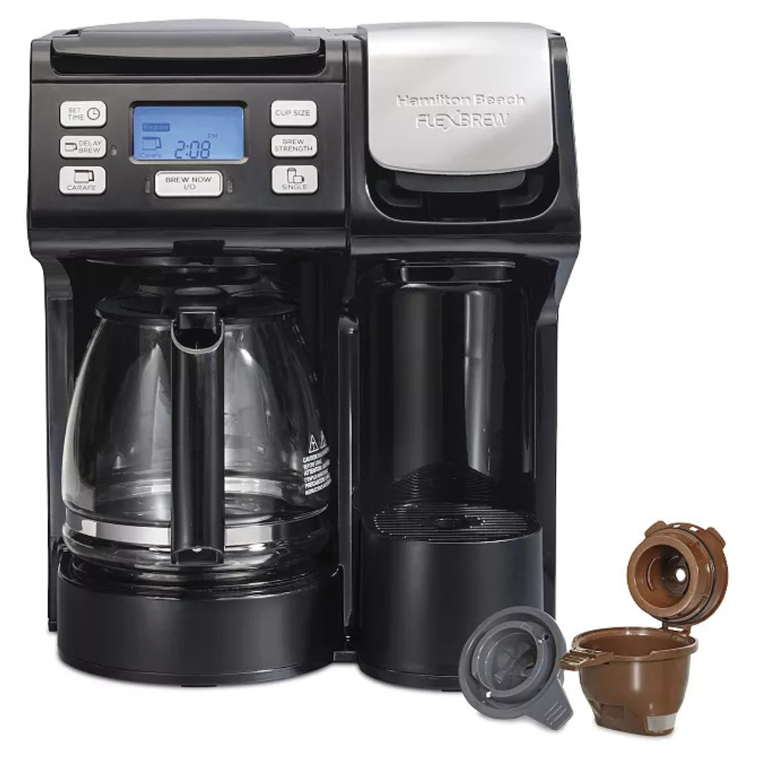 Hamilton Beach FlexBrew Programmable Trio Coffee Maker (Black) + $10 Kohls Cash