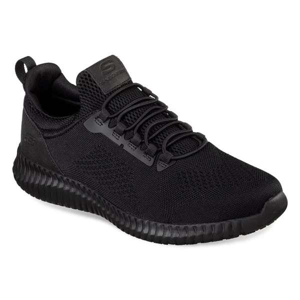Skechers Men's Cessnock SR Relaxed Fit Shoes (Various Sizes In Black)