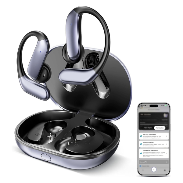 170 Languages 0.45s Instant Real-Time AI Translation Earbuds