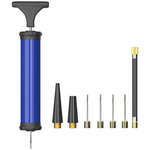 Portable Air Ball Pump Kit With Needles, Nozzles & Extension Hose
