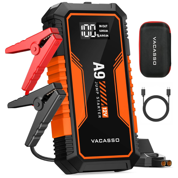 VACASSO 4000A Jump Starter W/ USB Ports & LED Light