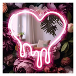 12" X 12" USB Powered Heart Neon Sign LED Lights
