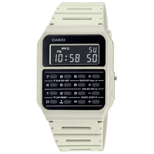 Casio CA53W Data Bank Watch With 8 Digit Calculator (Grey)