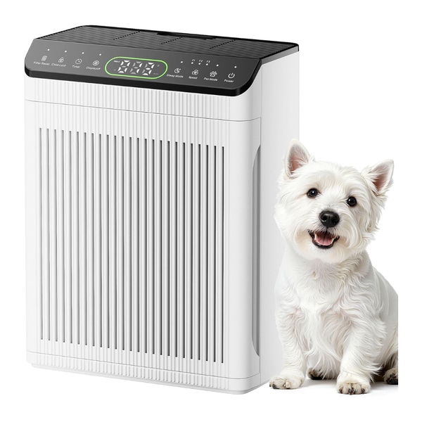 Evalit HEPA Filter Air Purifiers W/ 3-Modes & PM2.5 Air Quality Display (2200sq.ft)