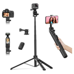 70" Extendable Tripod & Selfie Stick For Action Cameras