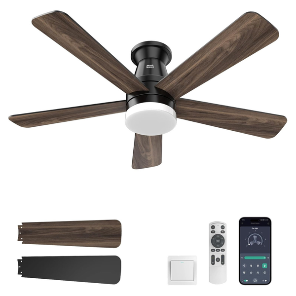 Minthouz 42'' Smart Ceiling Fans With Lights & APP/Remote Control