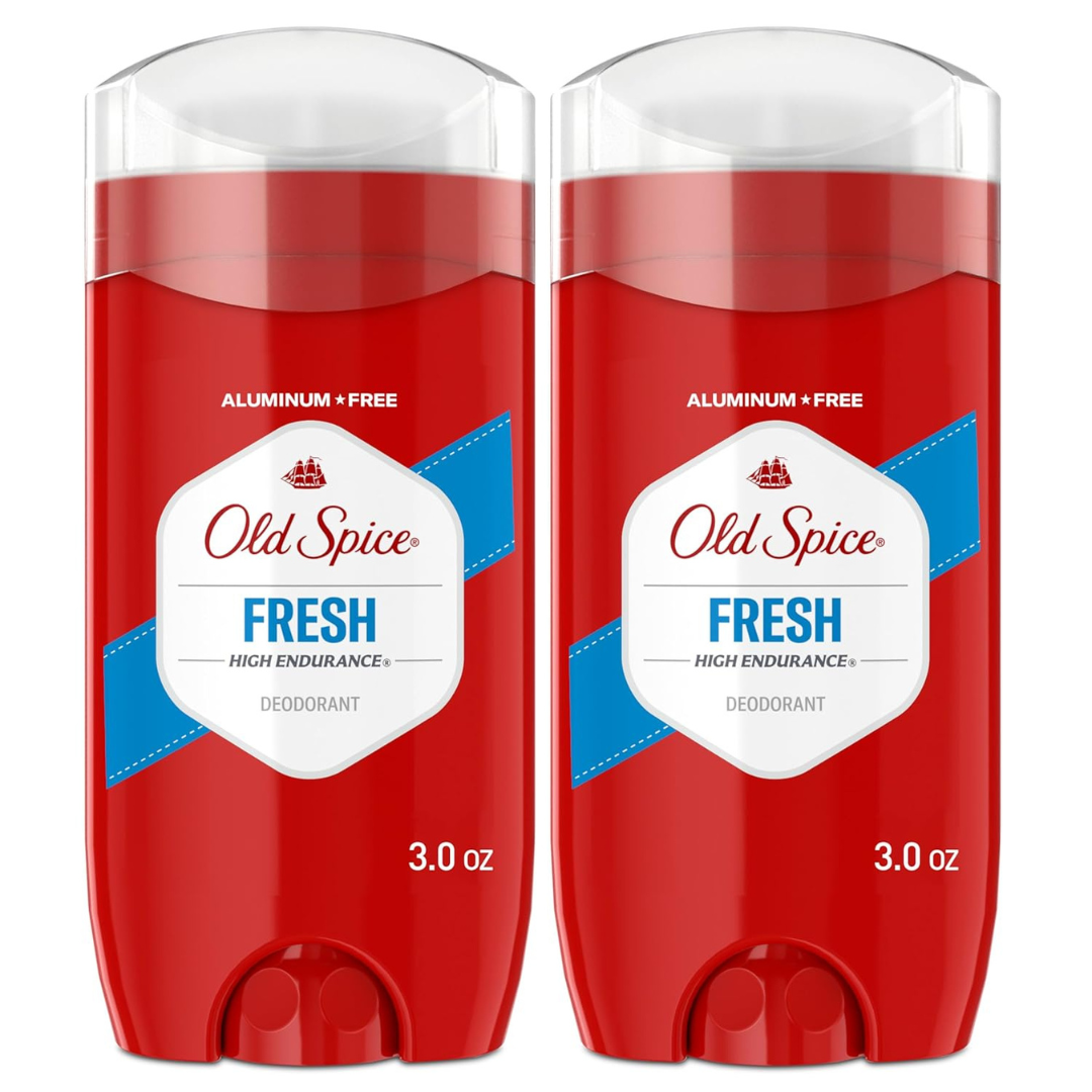 4-Count 3-Oz Old Spice Aluminum Free Men's Deodorant (Fresh Scent)