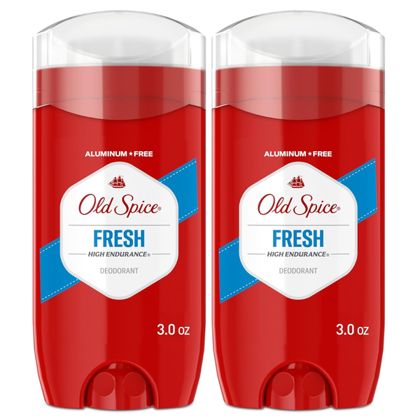 4-Count 3-Oz Old Spice Aluminum Free Men's Deodorant (Fresh Scent)