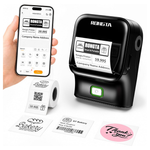 Bluetooth Thermal Label Printer With Tape
