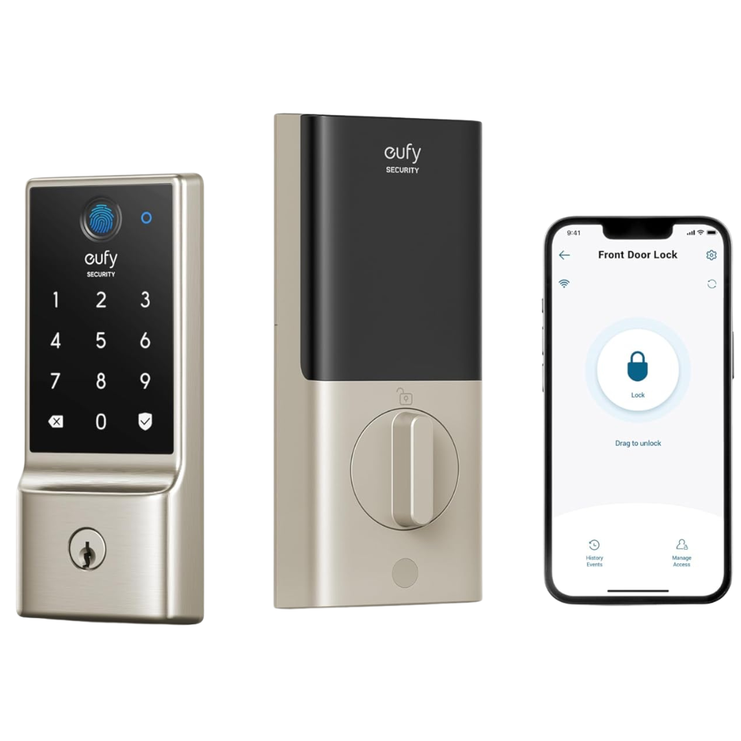 Eufy Security Fingerprint Keyless Entry Deadbolt Smart Lock With Built-in Wi-Fi (C220 )