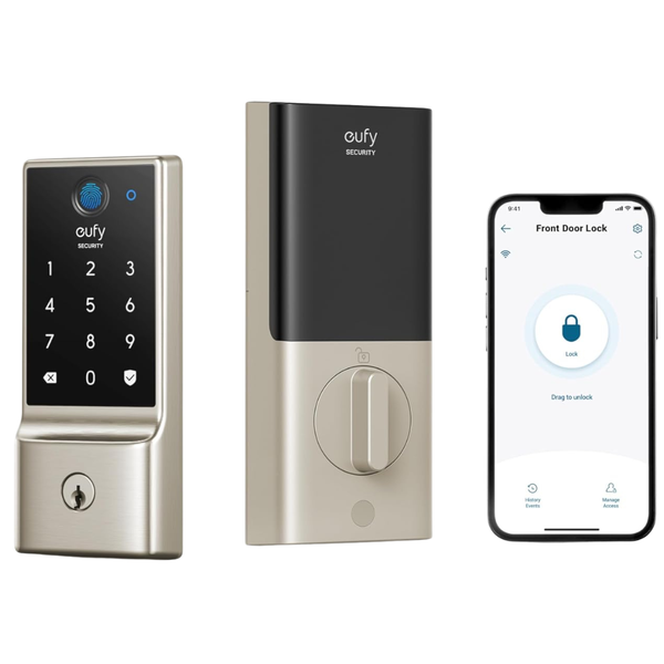Eufy Security Fingerprint Keyless Entry Deadbolt Smart Lock With Built-in Wi-Fi (C220 )