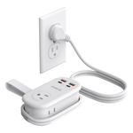 ORICO 7-in-1 65W Fast Charger GaN Travel Power Strip W/ 4ft Cord (4 Colors)
