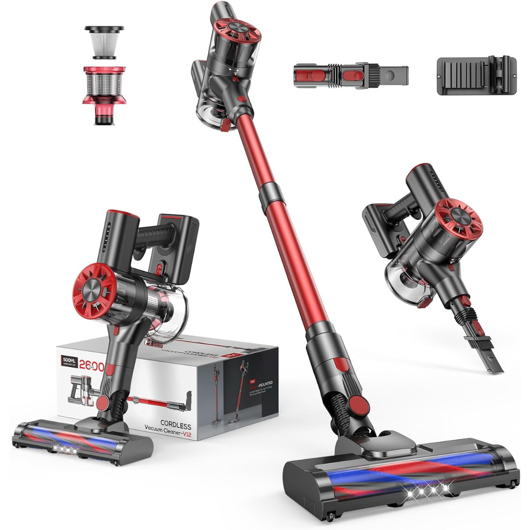 80,000PRM Powerful 4-in-1 Cordless Stick Vacuum Cleaner