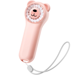 4 Speeds Mini Handheld Fan with Bear Ears
