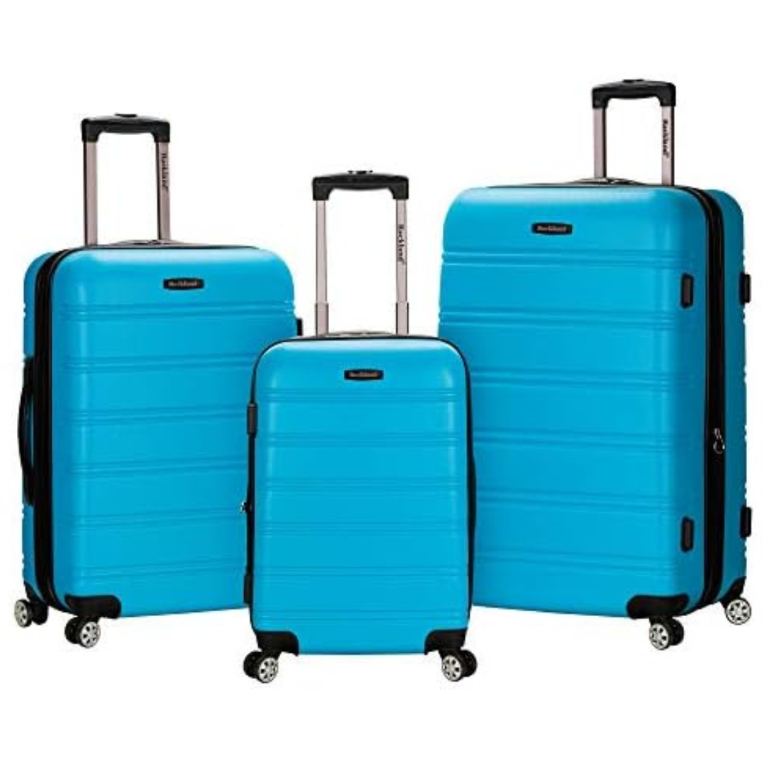 3-Piece Rockland Melbourne Hardside Spinner Luggage Set
