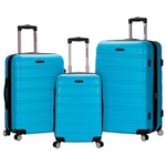 3-Piece Rockland Melbourne Hardside Spinner Luggage Set