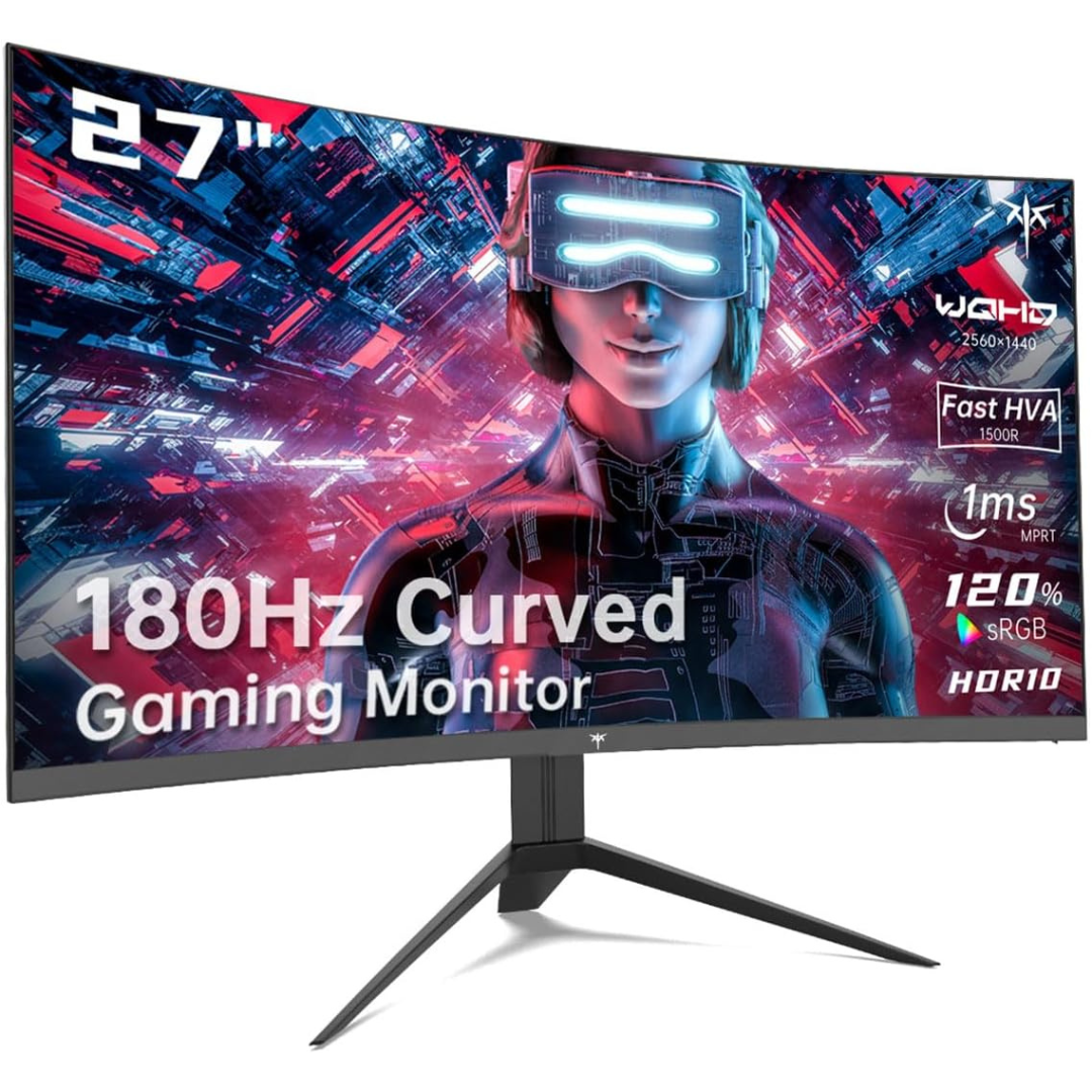 27" KTC H27S17 Curved WQHD 165Hz 1ms HDR Freesync Monitor