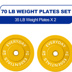 BalanceFrom Olympic Bumper Plate Weight Plate, 35 lbs Pair