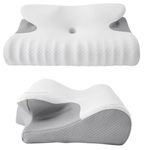2-in-1 Contour Orthopedic Ergonomic Memory Foam Pillow