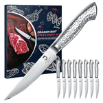 Set Of 8 Dragon Riot Serrated Edge Steak Knife Set