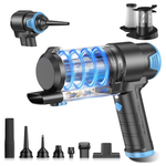 KMM 16000PA Cordless Rechargeable Handheld Air Duster & Car Vacuum Cleaner