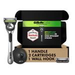Gillette Labs With Exfoliating Bar Men's Razor Handle W/2x 5-Blade Refills