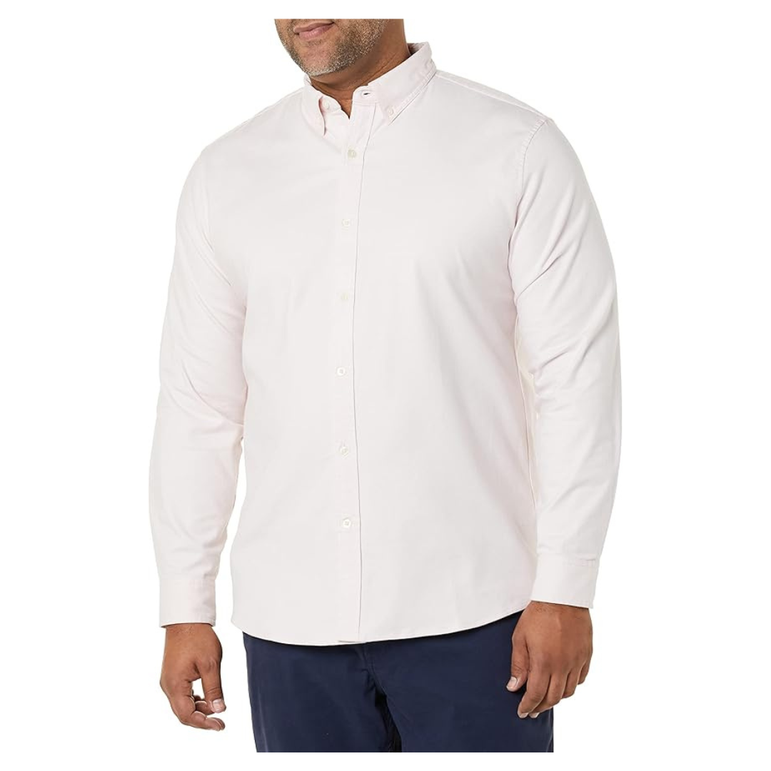 Amazon Essentials Men's Slim-Fit Stretch Oxford Shirt