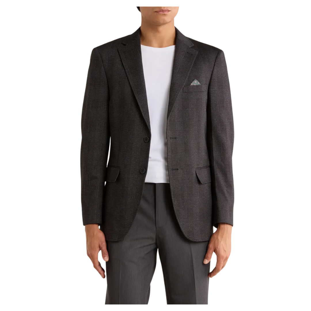 Lucky Brand Men's Glen Plaid Knit Sport Coat (2 Colors)