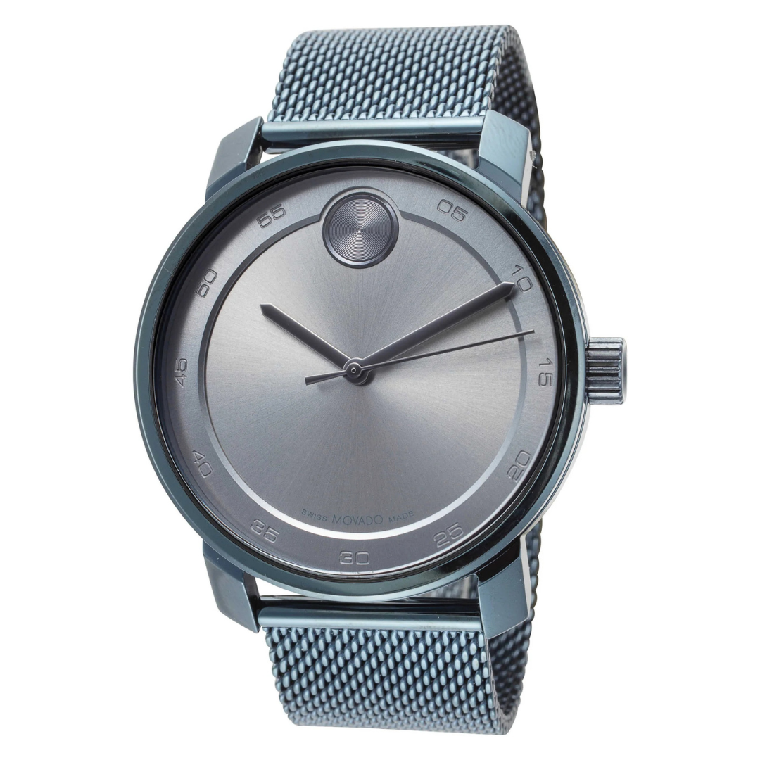 Movado Men's 41mm Bold Quartz Grey Dial Watch
