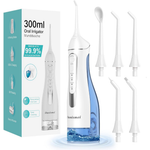 300ML Cordless Rechargeable Water Dental Flosser With 4 Modes