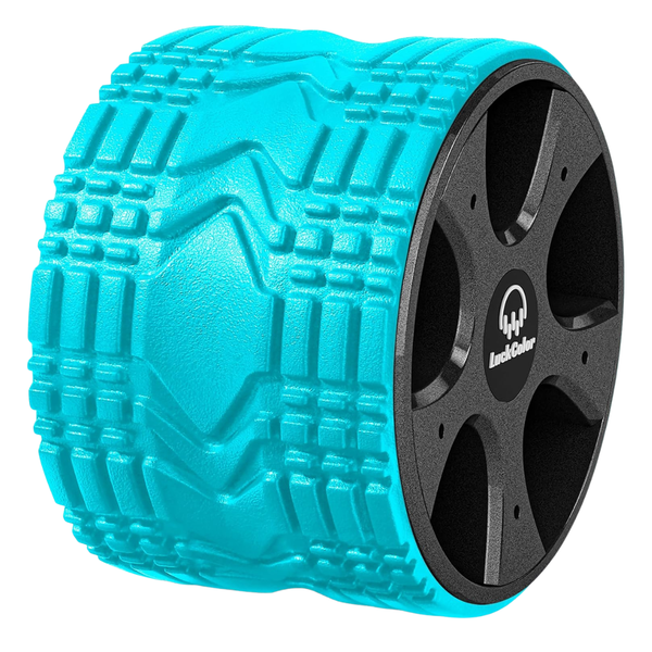 Luckcolor 10'' Back Roller Yoga Wheel (880 lb Capacity)