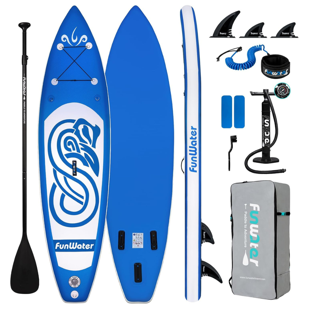 FunWater Inflatable Stand Up Paddle Board With Accessories