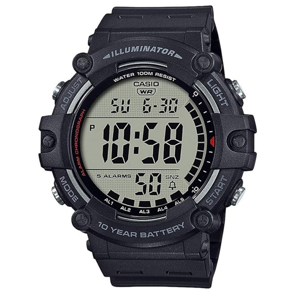 Casio Illuminator AE1500WH Series Men's Digital Watch (Black)