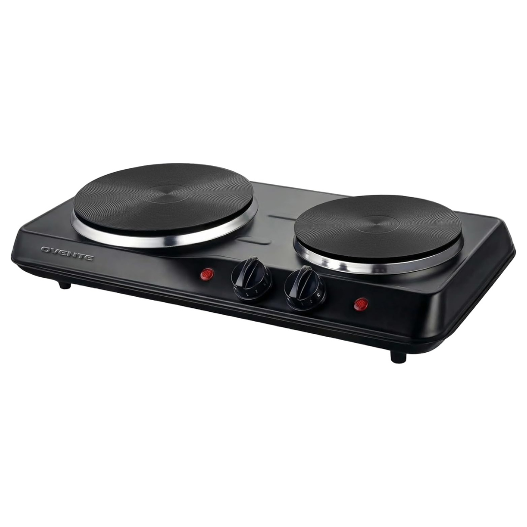 Ovente Double Cast 1700W Electric Countertop Stove