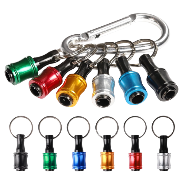 6-Piece Quick-Change Drill Attachment Bit Holder