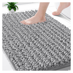 24" X 17" Luxury Chenille Shaggy Microfiber Bath Rugs