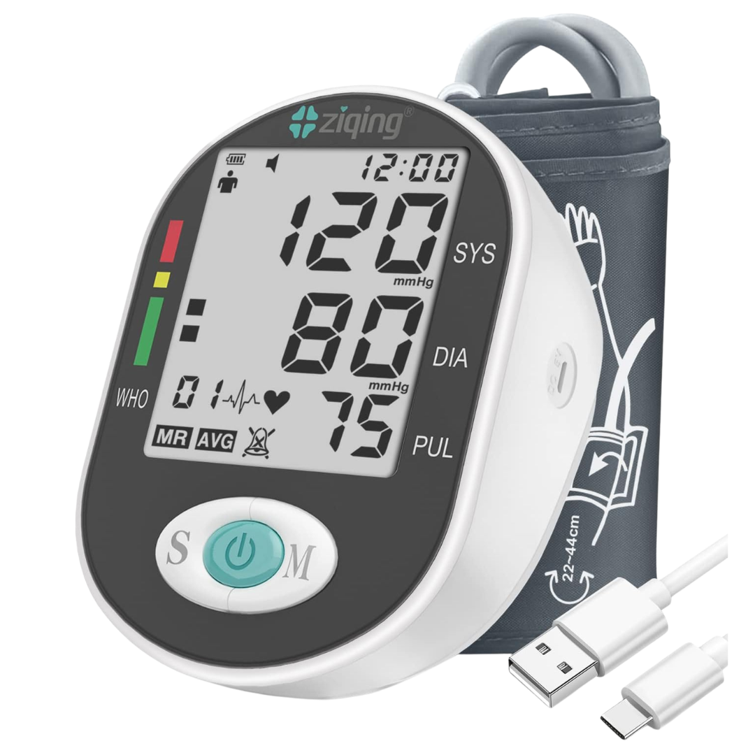 Upper Arm Blood Pressure Monitor With 198 Memory Readings