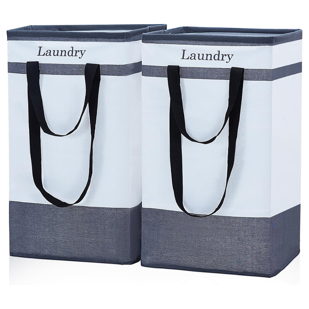 2-Pack 100L Collapsible Laundry Basket