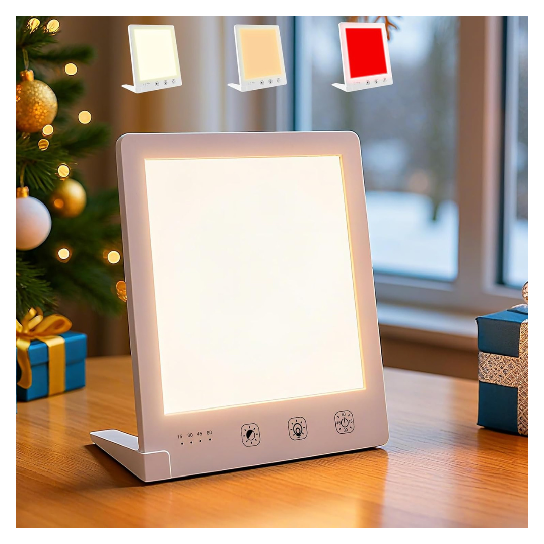 10,000 Lux Sun Light Therapy Lamp With Red Light