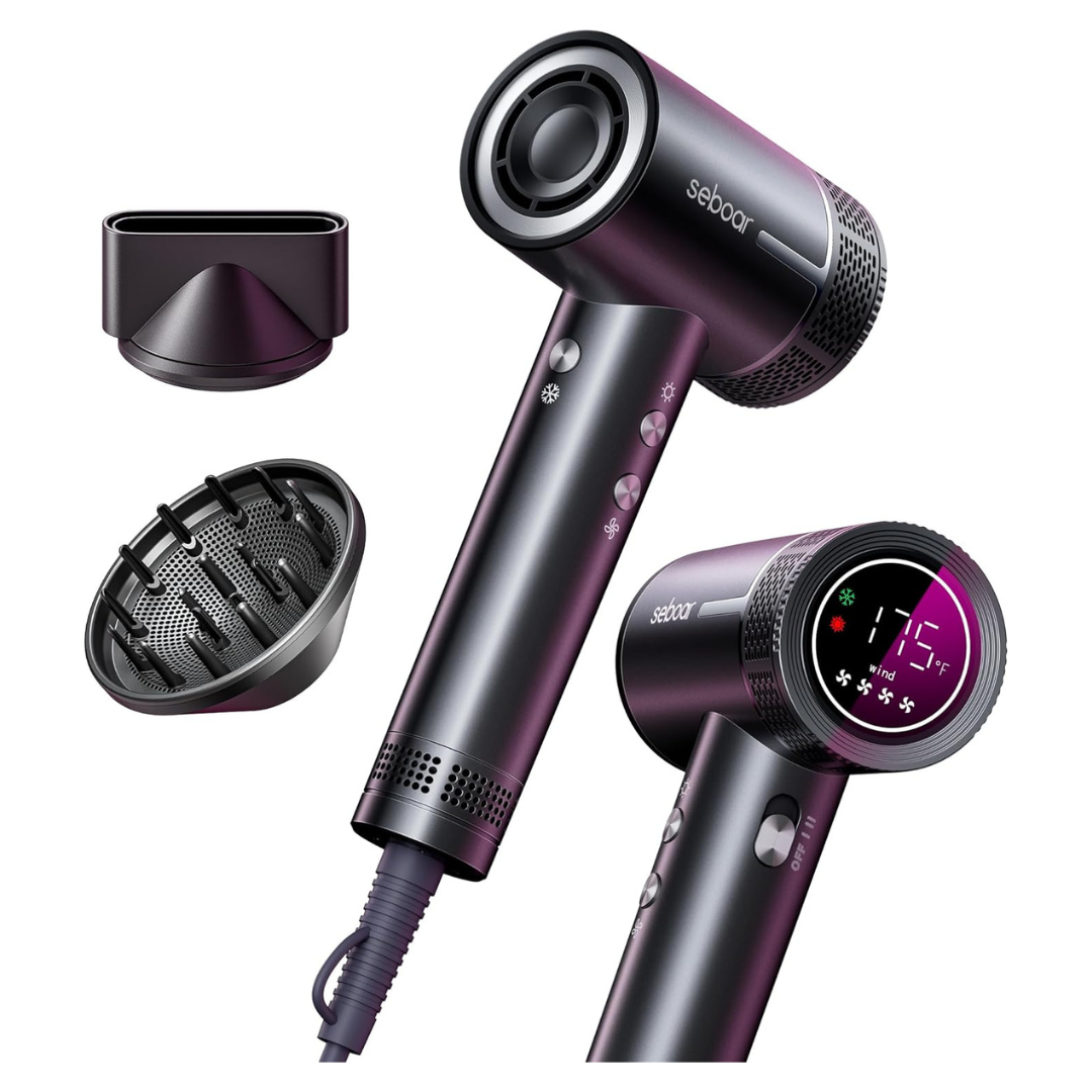 High-Speed Ionic Hair Dryer With Diffuser