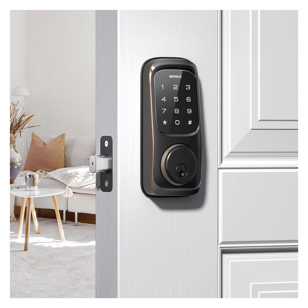 Revolo Keyless Electronic Deadbolt With Touchscreen Keypad