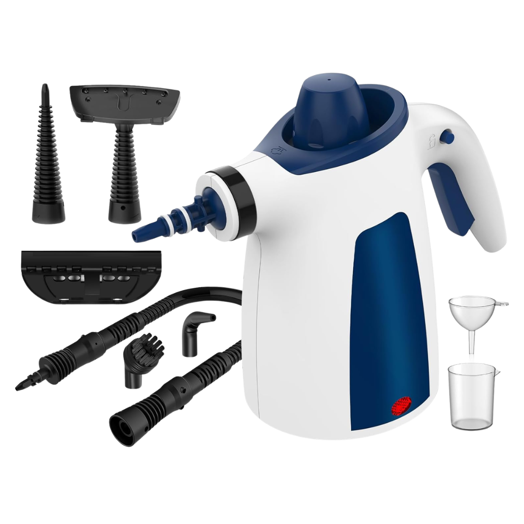 Handheld Pressurized Multi-Surface Steam Cleaner With Safety Lock
