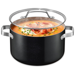 8.5QT Bakken Ceramic Coated Stock Pot with Lid
