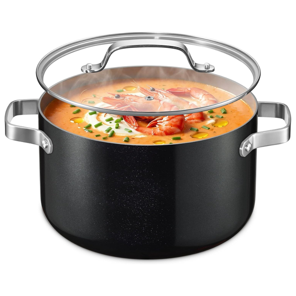 8.5QT Bakken Ceramic Coated Stock Pot with Lid