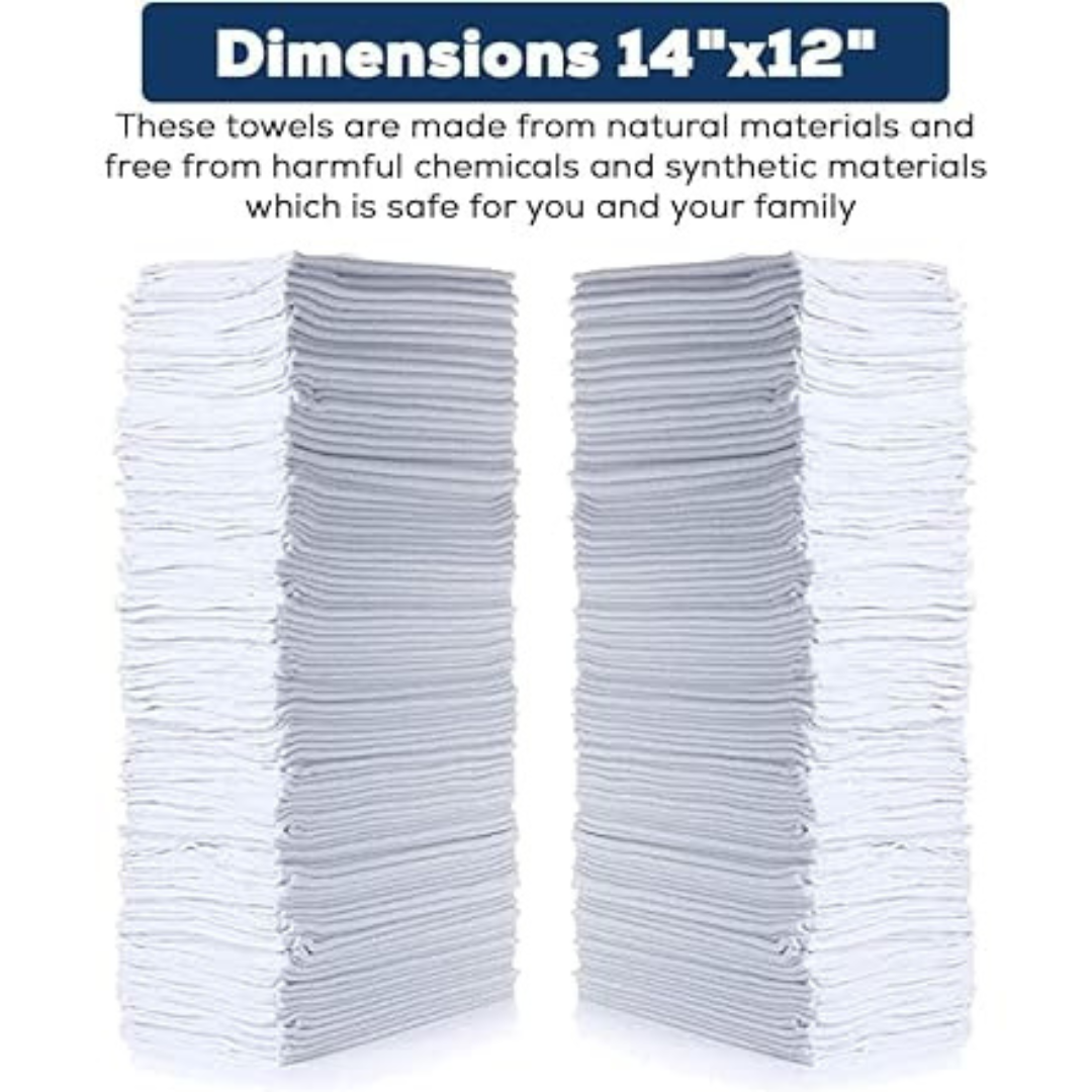 100-Pack Commercial Grade Premium Shop Towels