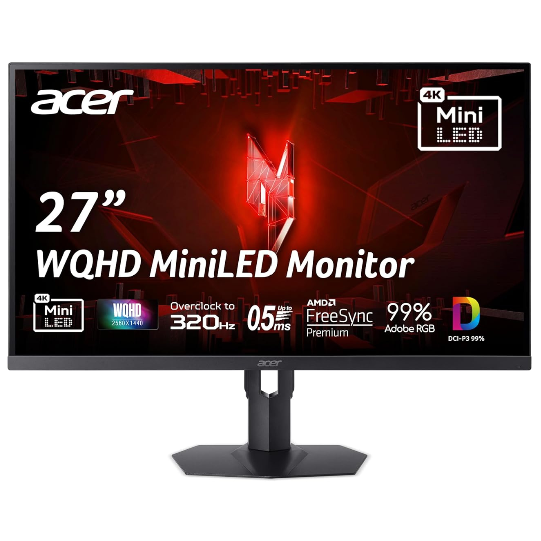 27" Acer Nitro WQHD 320Hz 0.5ms IPS Freesync Gaming Monitor