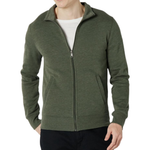 Amazon Essentials Men's Mock Neck Fleece Zip Up Sweatshirt (2 Colors)
