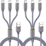 2 Pack 4ft Multi Charging Cable (Various)