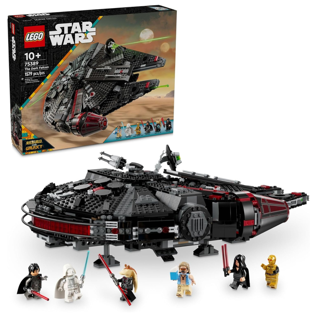 1579-Piece Lego Star Wars The Dark Falcon Buildable Starship Toys (75389)