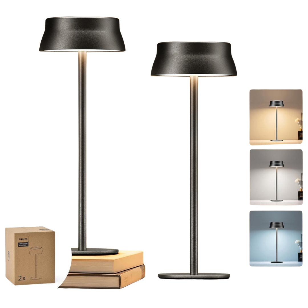 2-Pack Philips Cordless Table Lamp